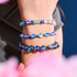 Lunar Tide | .925 Sterling Silver | Galaxy Glass Statement Bracelet